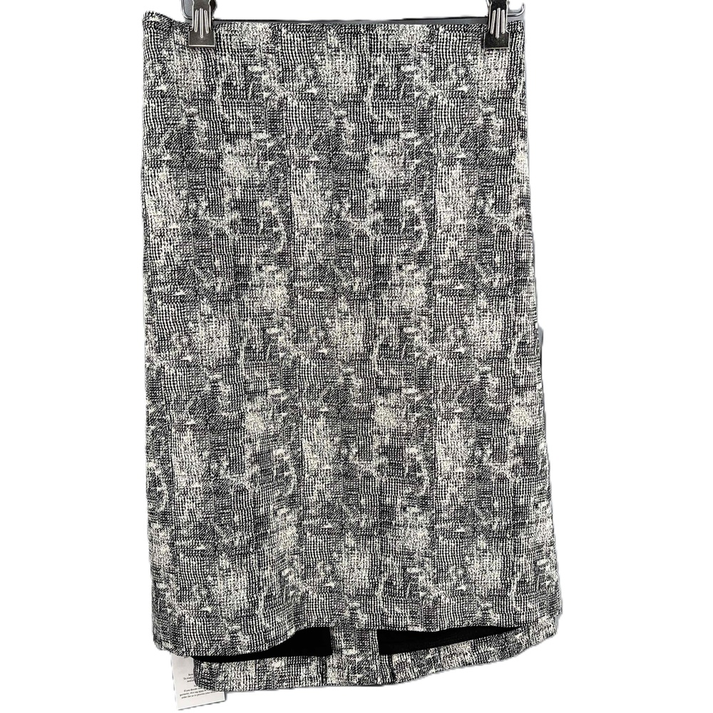 New MM LaFleur Black White‎ Noho Crackle Pencil Skirt Womens Size 3X Business